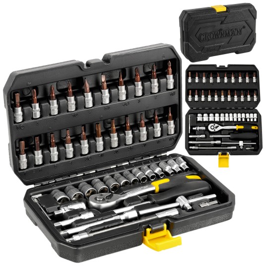 ZESTAW 46 ELEMENTÓW NASADEK