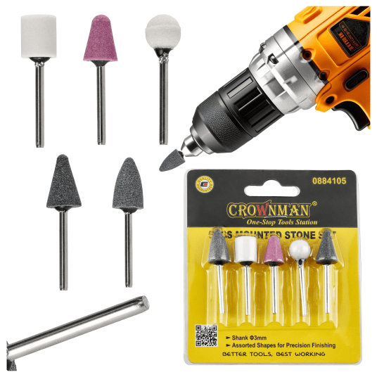 ZESTAW 5 SZTUK KAMIENI DO MINI SZLIFIERKI