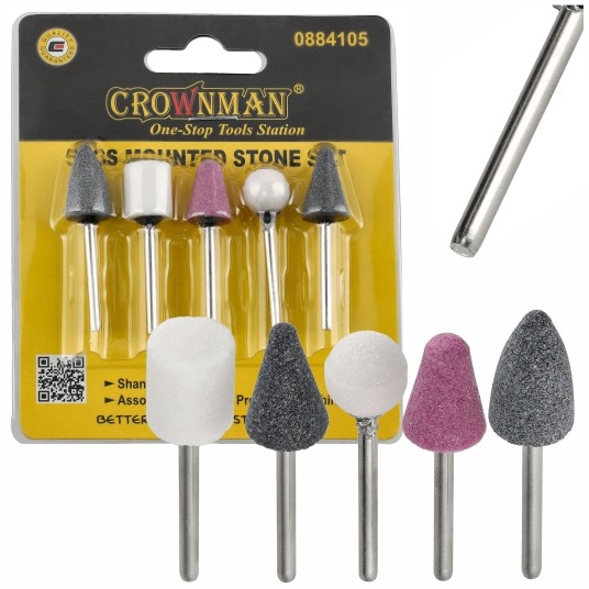 ZESTAW 5 SZTUK KAMIENI DO MINI SZLIFIERKI