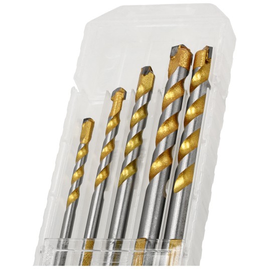 ZESTAW 5 SZTUK WIERTEŁ UNIWERSALNYCH