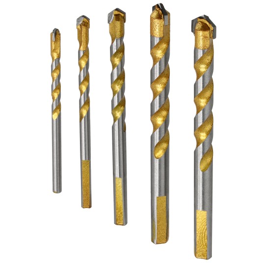 ZESTAW 5 SZTUK WIERTEŁ UNIWERSALNYCH