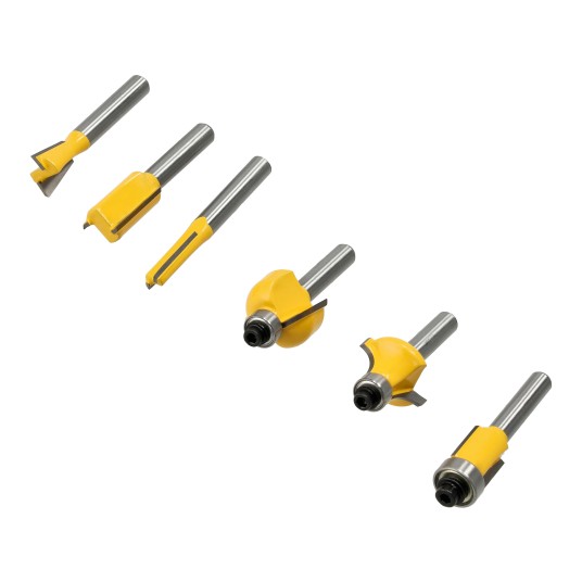 ZESTAW 6 SZTUK FREZÓW DO DREWNA