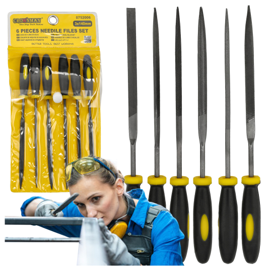 ZESTAW 6 SZTUK PILNIKÓW IGŁOWYCH