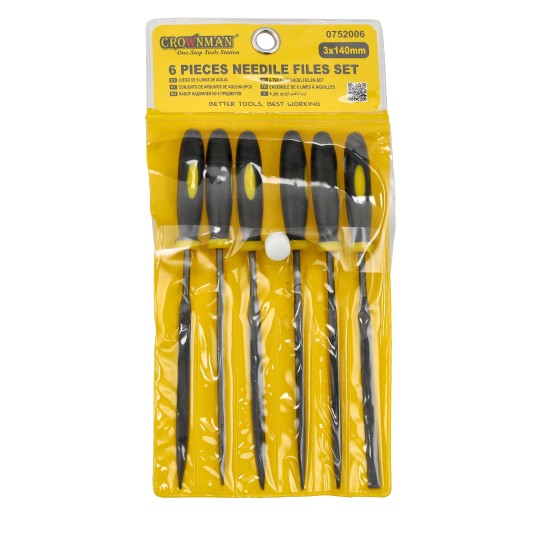 ZESTAW 6 SZTUK PILNIKÓW IGŁOWYCH