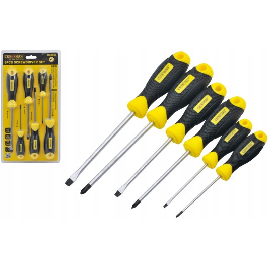 ZESTAW 6 SZTUK WKRĘTAKÓW