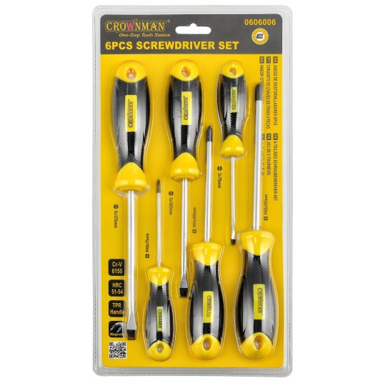 ZESTAW 6 SZTUK WKRĘTAKÓW