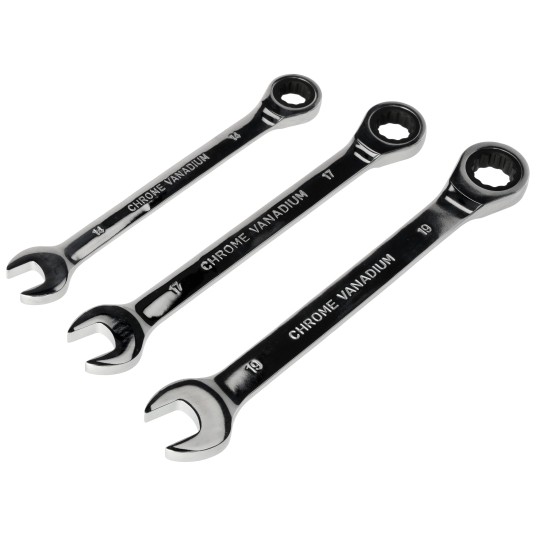 ZESTAW 7 KLUCZY PŁASKOOCZKOWYCH Z GRZECHOTKĄ