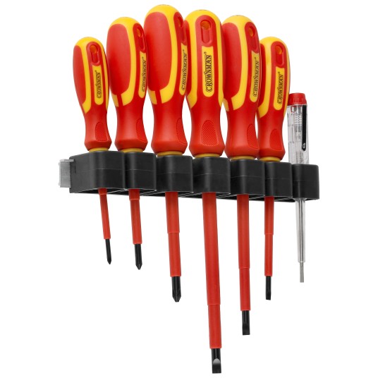 ZESTAW 7 SZTUK WKRĘTAKÓW IZOLOWANYCH Z CERTYFIKATEM VDE