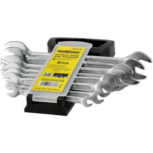 ZESTAW 8 SZTUK KLUCZY PŁASKICH