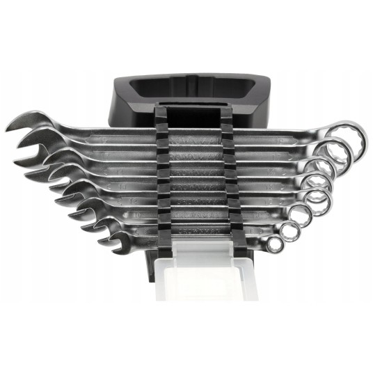 ZESTAW 8 SZTUK KLUCZY PŁASKO-OCZKOWYCH