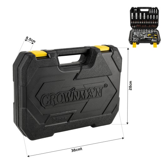 ZESTAW 94 ELEMENTÓW NASADEK