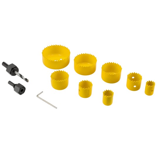 ZESTAW OTWORNIC KARBONOWYCH DO METALU