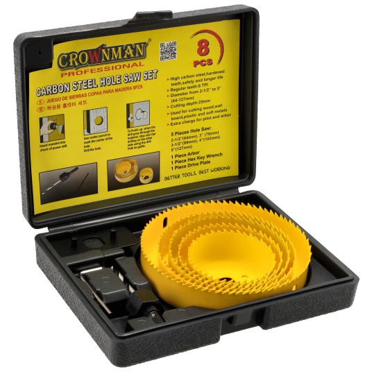 ZESTAW OTWORNIC KARBONOWYCH DO METALU