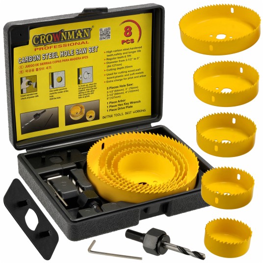 ZESTAW OTWORNIC KARBONOWYCH DO METALU