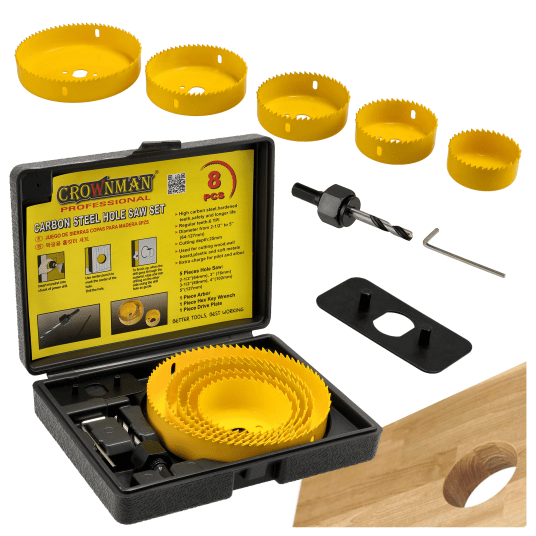 ZESTAW OTWORNIC KARBONOWYCH DO METALU