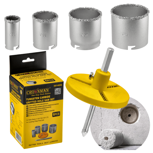 ZESTAW OTWORNIC Z WĘGLIKIEM WOLFRAMU