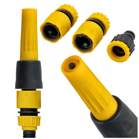 ZESTAW PLASTIKOWY DYSZA ZRASZAJĄCA+3 ZŁACZKI