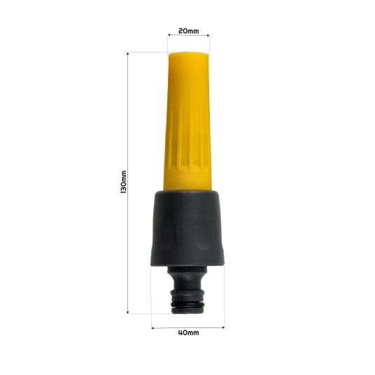 ZESTAW PLASTIKOWY DYSZA ZRASZAJĄCA+3 ZŁACZKI