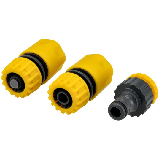 ZESTAW PLASTIKOWY PISTOLET ZRASZAJĄCY 8-FUNKCYJNY+3 ZŁĄCZKI