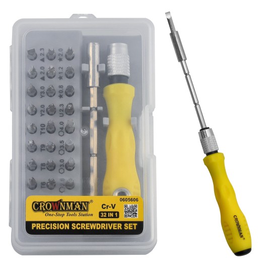 ZESTAW PRECYZYJNYCH WKRĘTAKÓW 32W1
