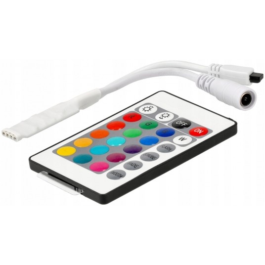 ZESTAW STEROWNIK + PILOT 24 PRZYCISKI RGB -zdjęcie numer 2