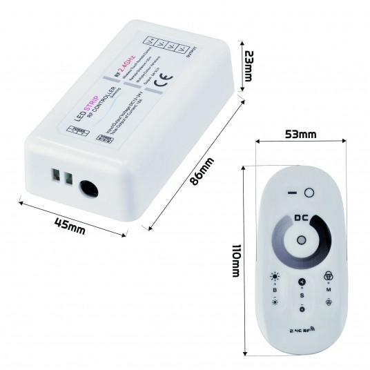 ZESTAW STEROWNIK+PILOT MONO 2.4G RF DC12-24V -zdjęcie numer 11