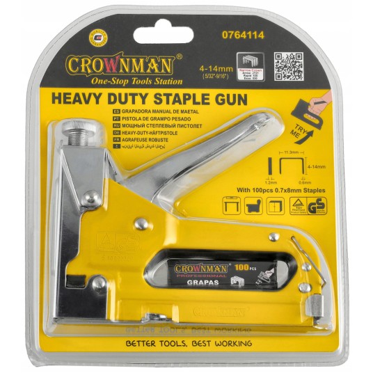 ZESTAW ZSZYWACZ TAPICERSKI + 100 SZTUK ZSZYWEK 0.7X8MM