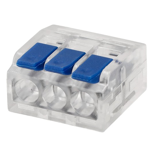 ZŁĄCZKA INSTALACYJNA ZACISKOWA 3-PRZEWODOWA/100 sz