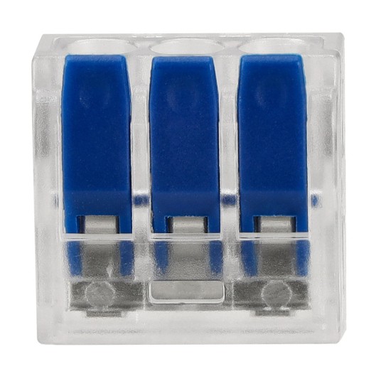 ZŁĄCZKA INSTALACYJNA ZACISKOWA 3-PRZEWODOWA/100 sz