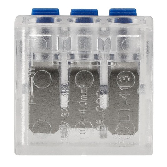 ZŁĄCZKA INSTALACYJNA ZACISKOWA 3-PRZEWODOWA/100 sz