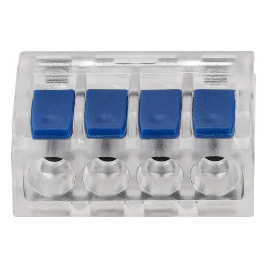 ZŁĄCZKA INSTALACYJNA ZACISKOWA 4-PRZEWODOWA/50szt