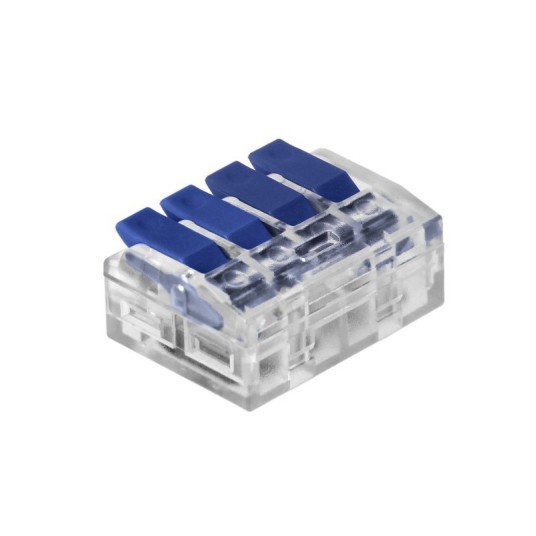 ZŁĄCZKA INSTALACYJNA ZACISKOWA 4-PRZEWODOWA/50szt