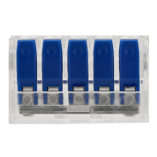 ZŁĄCZKA INSTALACYJNA ZACISKOWA 5-PRZEWODOWA/50szt