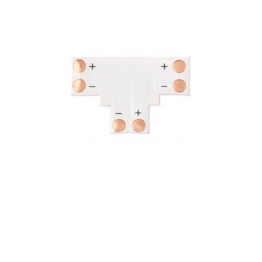 ZŁĄCZKA T DO TAŚM LED 10MM 2PIN -zdjęcie numer 1