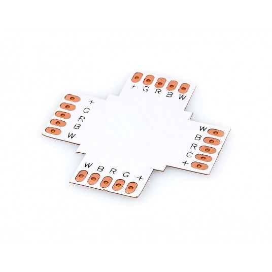 ZŁĄCZKA X DO TAŚM LED RGB 12MM 5PIN -zdjęcie numer 1