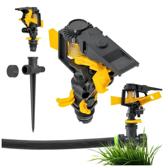 ZRASZACZ OBROTOWY NA PLASTIKOWEJ SZPILCE