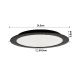 DOWNLIGHT P/T VIGO-R PC 24W NW CZARNY