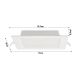 DOWNLIGHT P/T VIGO-S PC 12W NW BIAŁY