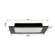 DOWNLIGHT P/T VIGO-S PC 18W NW CZARNY