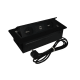 GNIAZDO DO BLATU 2X230V + 2XUSB CZARNE -zdjęcie numer 1