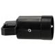 GNIAZDO Z UCHWYTEM 230V CZARNE