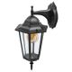 LAMPA ELEWACYJNA RETRO-G 1XE27 CZARNA