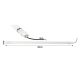 LAMPA LINIOWA LEO LED 36W 120CM 230V CW