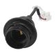 OPRAWKA E27 PLASTIKOWA Z KABLEM GWINT BLACK