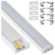 PROFIL AM NADTYNKOWY BIAŁY 1M + KLOSZ MLECZNY -zdjęcie numer 1