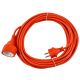 Przedłużacz 230V 10M Pomarańczowy 2x1mm2 13A 2000W
