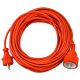 Przedłużacz 230V 15M Pomarańczowy 2x1mm2 13A 2000W