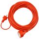 Przedłużacz 230V 20M Pomarańczowy 2x1mm2 13A 2000W
