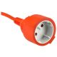 Przedłużacz 230V 20M Pomarańczowy 2x1mm2 13A 2000W