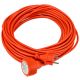 Przedłużacz 230V 20M Pomarańczowy 2x1mm2 13A 2000W